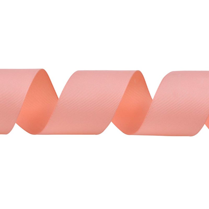 Ribest 1-1/2 inch 25 Yards Solid Grosgrain Ribbon Per Roll for DIY Hair Accessories Scrapbooking Gift Packaging Party Decoration Wedding Flowers Peach - Image 3